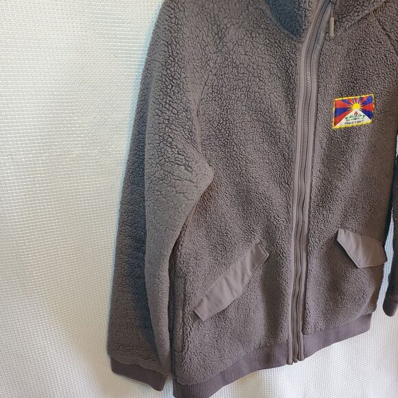 Rare The North Face Womens Sz M Sherpa Teddy Fleece Hoodie Full Zip Jacket - Picture 6 of 13